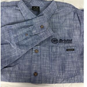 Oakley~Bristol Motor Speedway‎ Nascar~Men's LS Button down shirt ~ Size XL-Rare